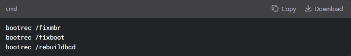 3. Repair Boot Configuration (Advanced Fix)